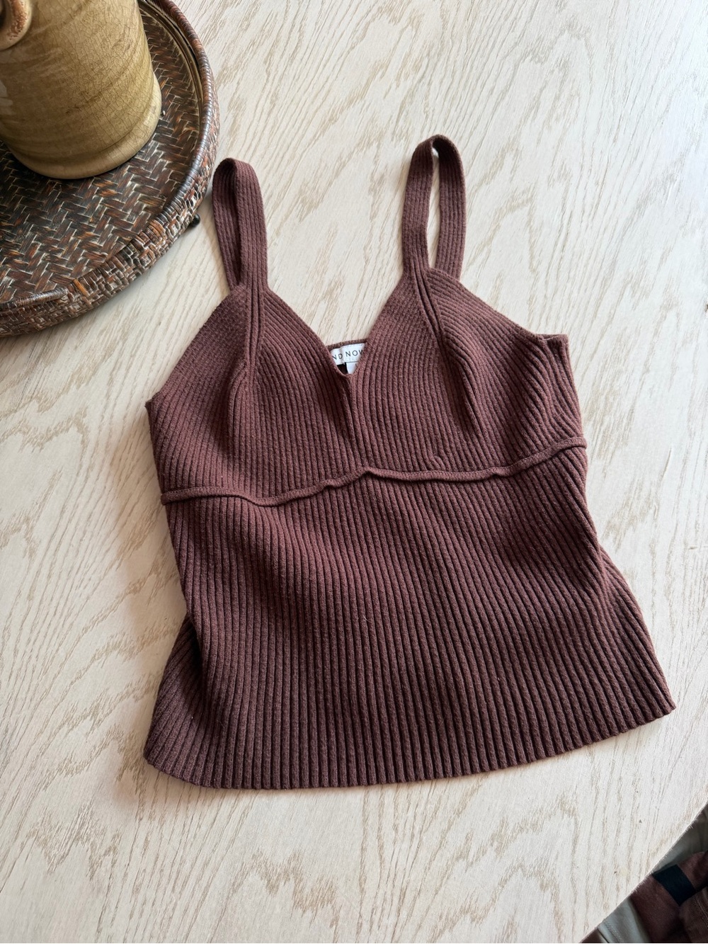 NWOT Ribbed Knit Cami